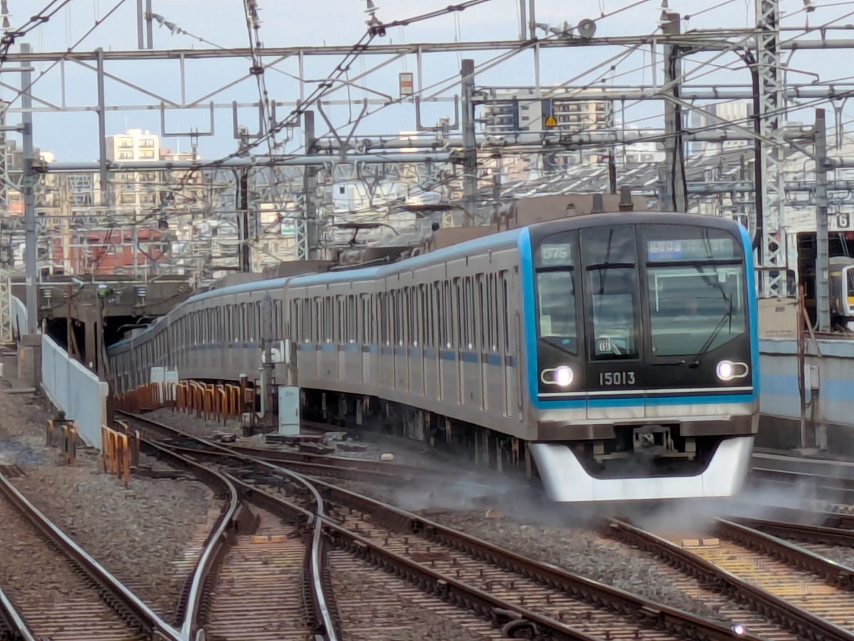 東京メトロ 深川検車区 15000系 15113F