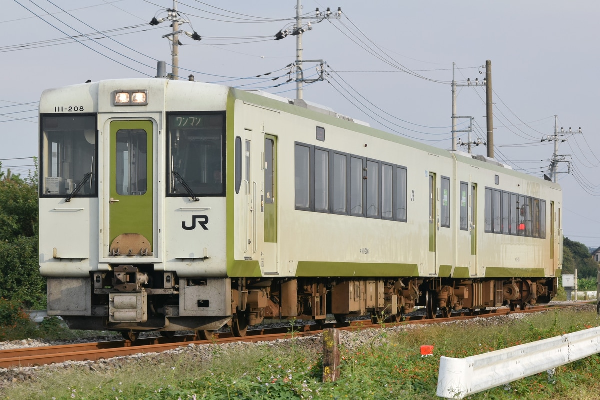 JR東日本 ぐんま車両センター キハ111形・キハ112形 キハ111-208+キハ112-208