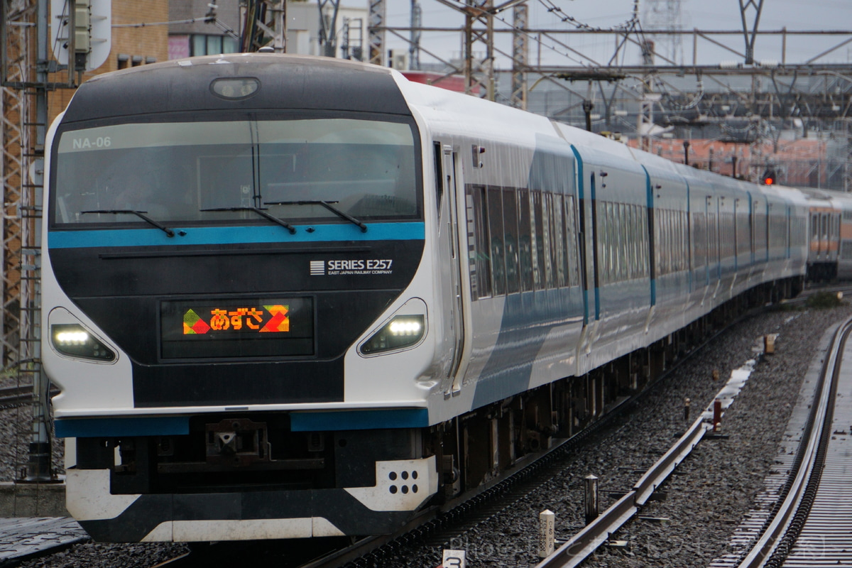 JR東日本 大宮総合車両センター本区 E257系 オオNA-06編成