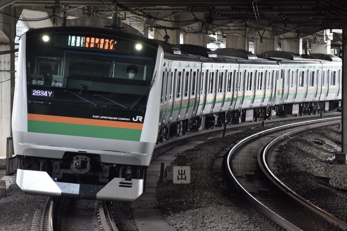 JR東日本 国府津車両センター E233系 コツ-E72編成