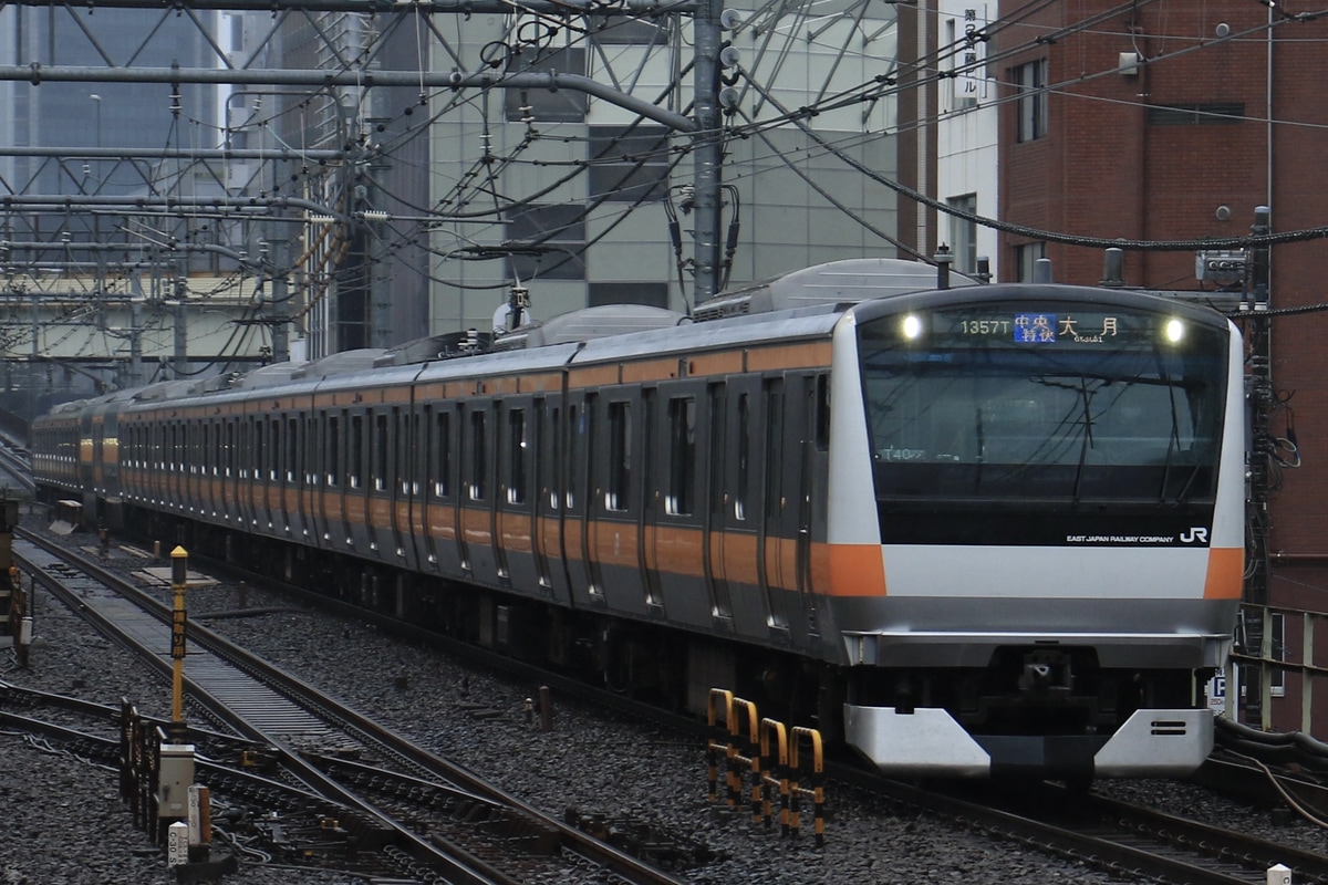 JR東日本 豊田車両センター本区 E233系 トタT40編成