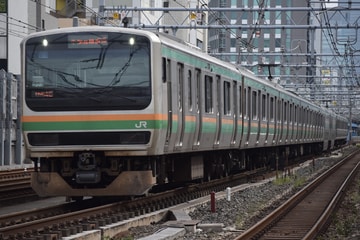 JR東日本E231系ヤマU518編成を御徒町駅で撮影した画像