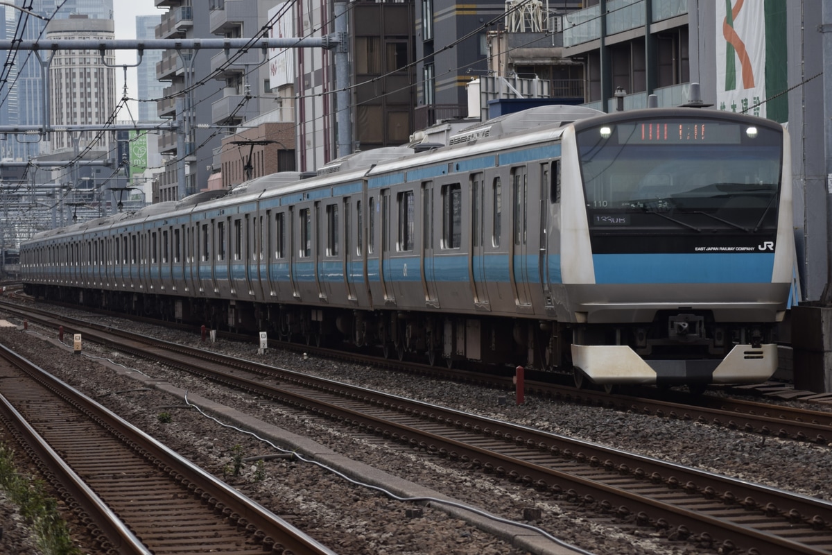 JR東日本 さいたま車両センター E233系 サイ110編成