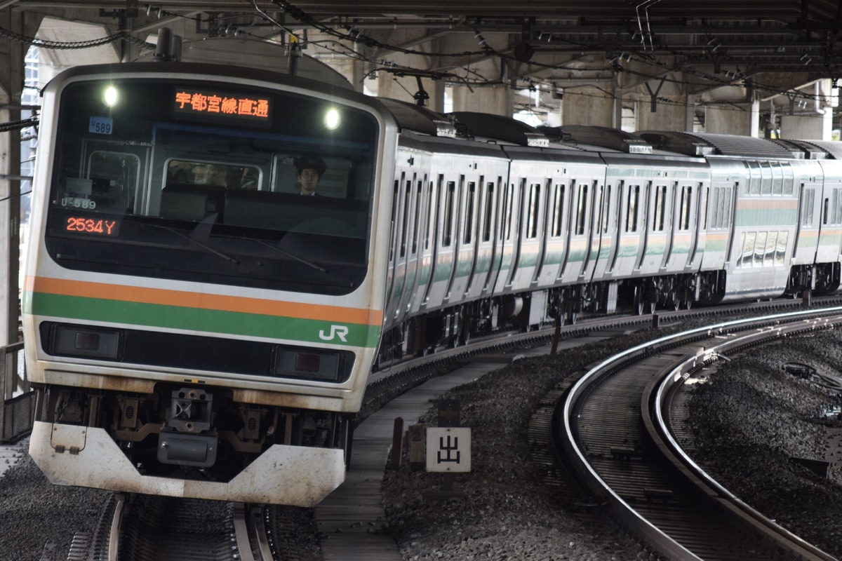 JR東日本 小山車両センター E233系 ヤマU589編成