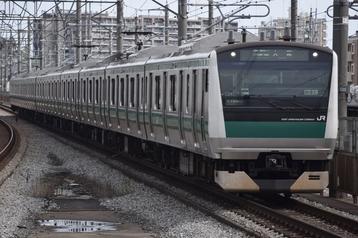 JR東日本 川越車両センター E233系 ハエ124編成