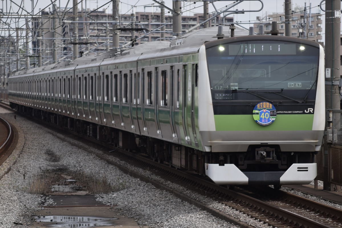 JR東日本 川越車両センター E233系 ハエ117編成