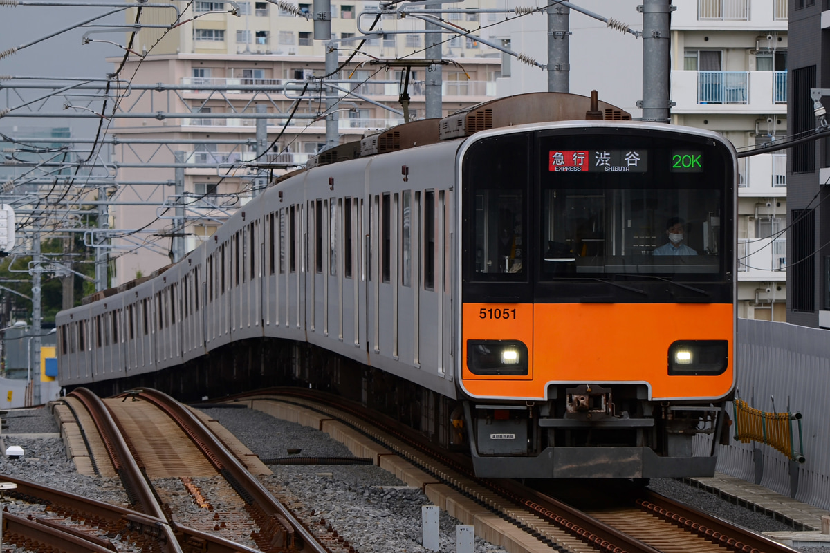 東武鉄道 南栗橋車両管区 50050系 51051F