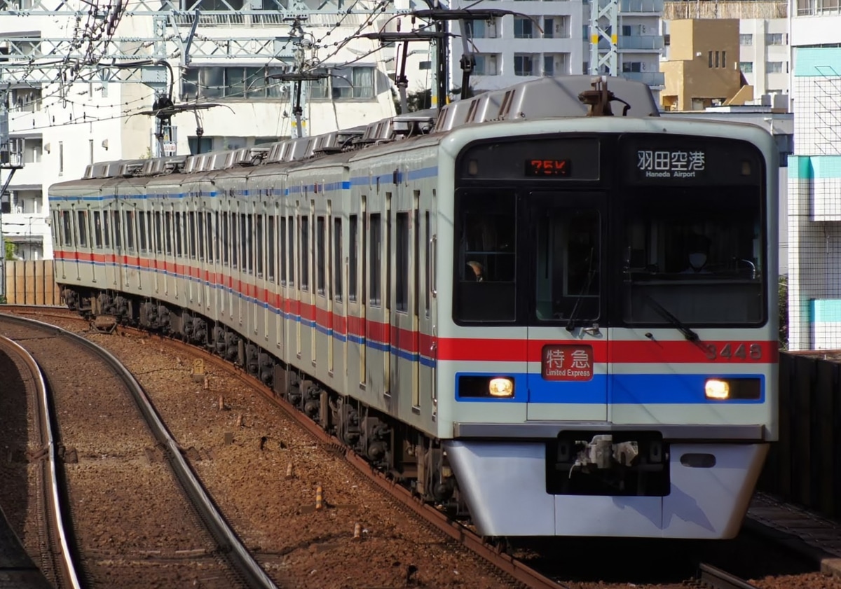 京成電鉄 宗吾車両基地 3400形 3448F