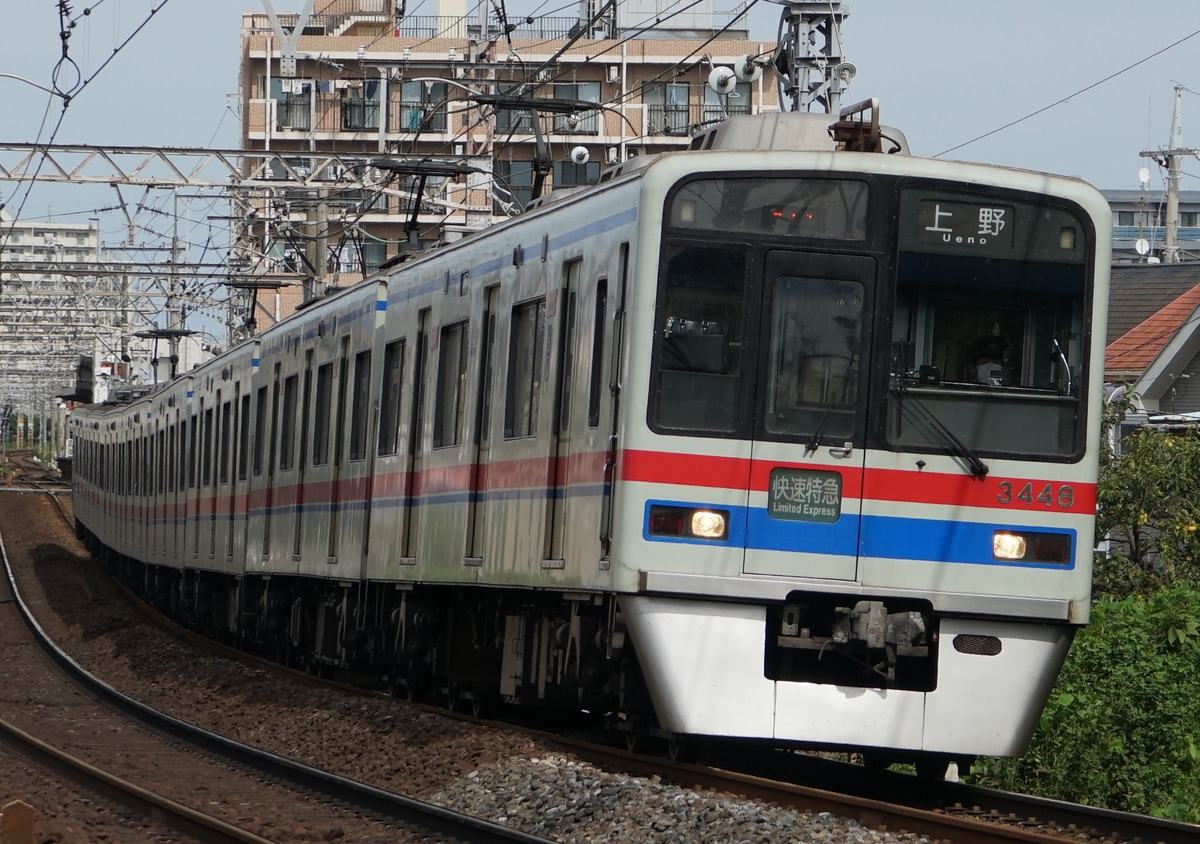 京成電鉄 宗吾車両基地 3400形 3448F