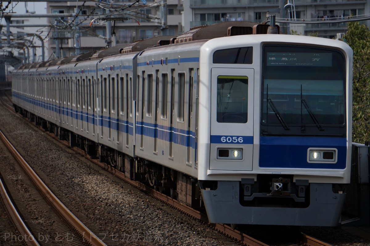 西武鉄道 池袋線車両所小手指車両基地 6000系 6156F