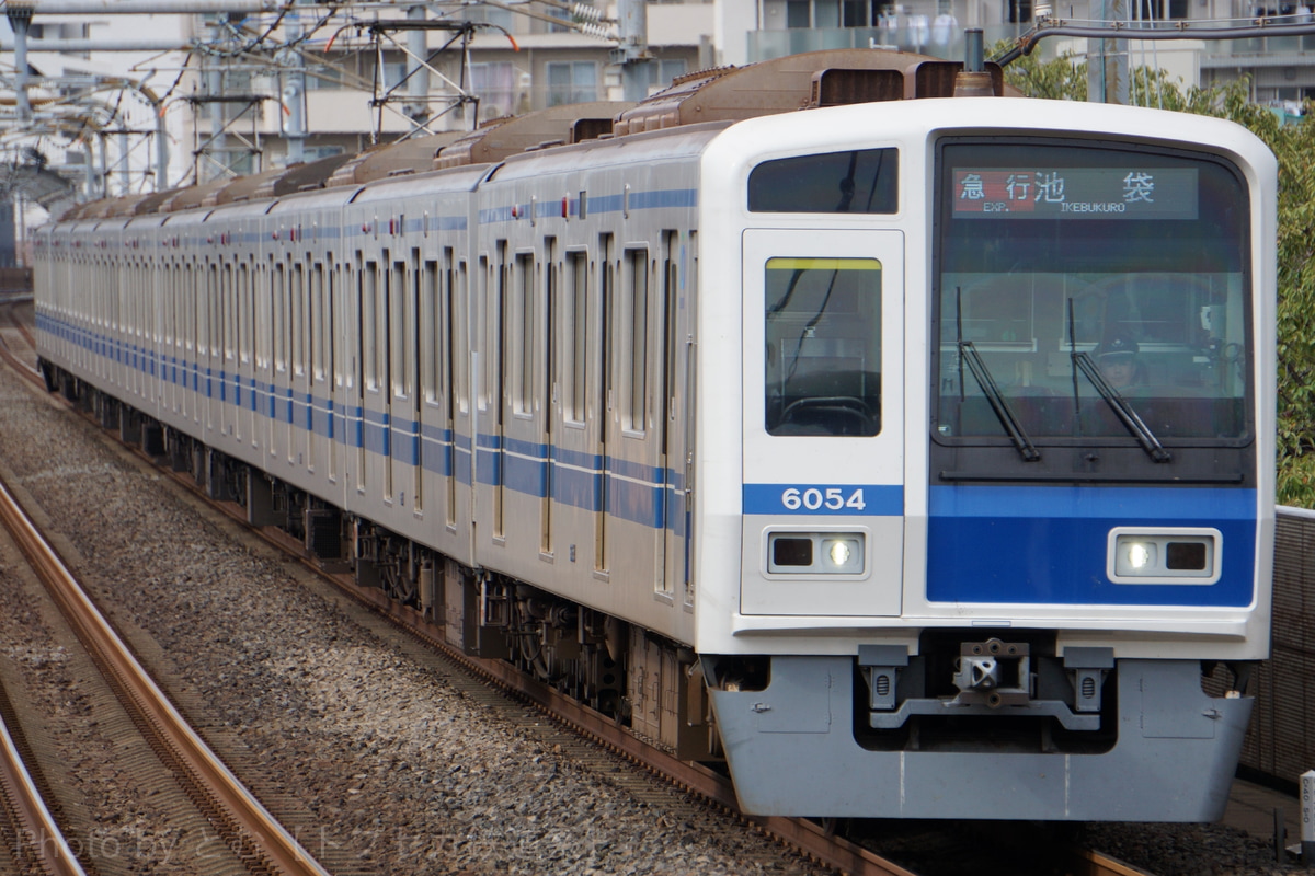 西武鉄道 池袋線車両所小手指車両基地 6000系 6154F