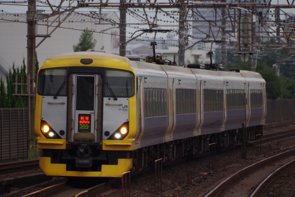JR東日本 幕張車両センター本区 E257系 マリNB-05編成