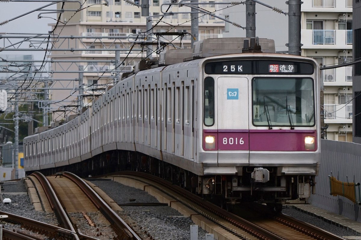 東京メトロ 鷺沼検車区 8000系 8116F