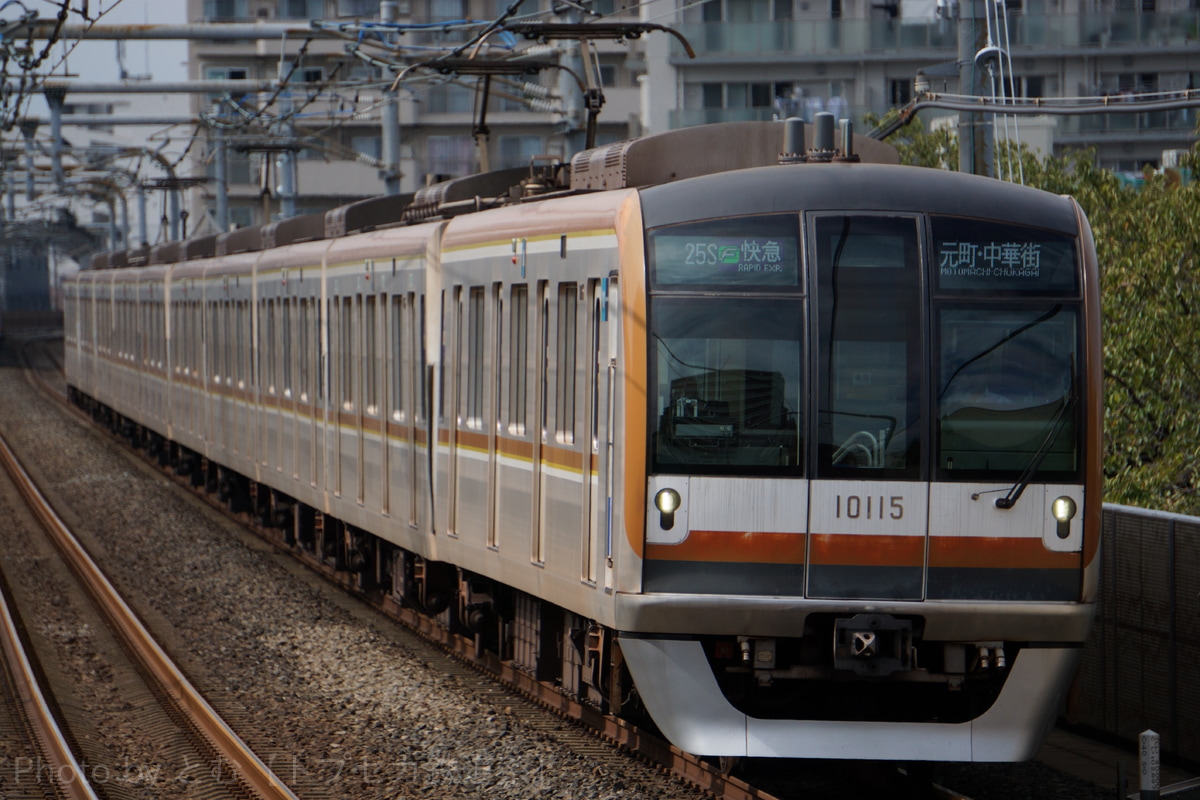 東京メトロ 和光検車区 10000系 10115F
