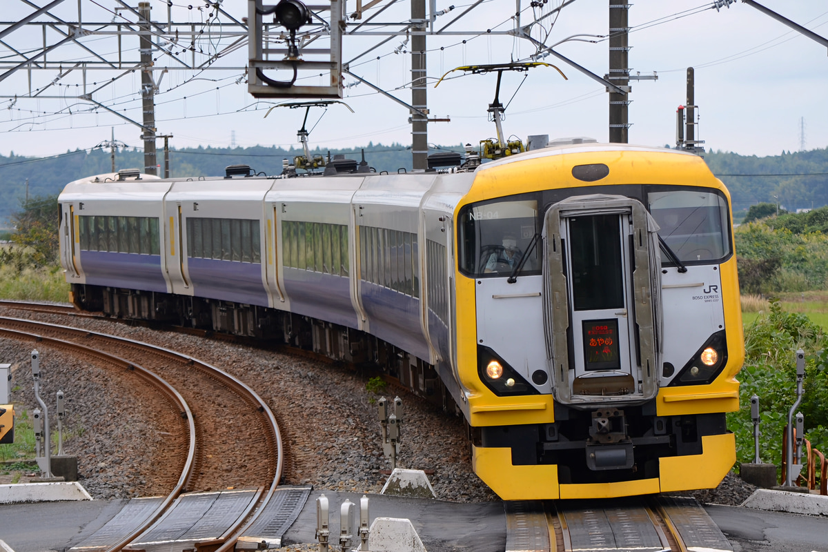 JR東日本 幕張車両センター本区 E257系 マリNB-04編成