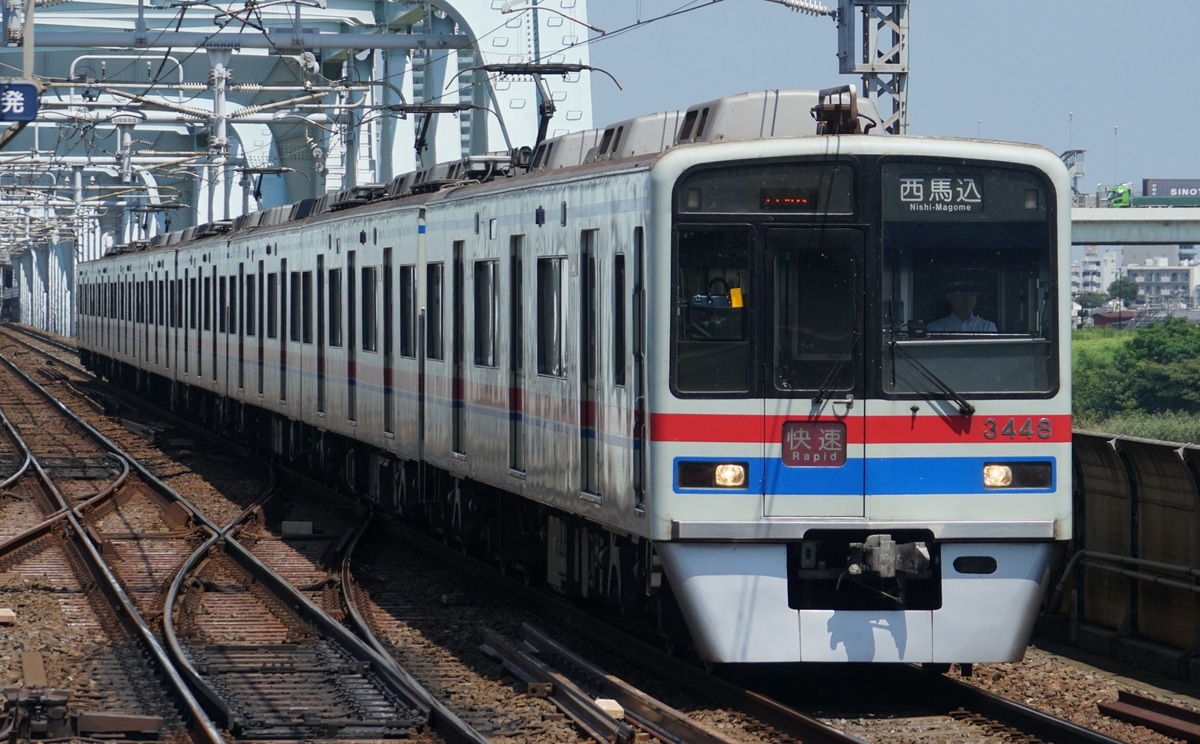 京成電鉄 宗吾車両基地 3400形 3448F