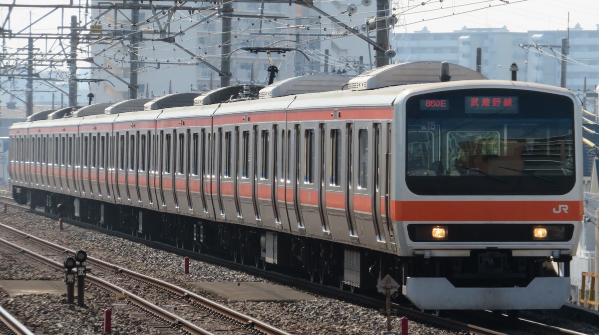 JR東日本 京葉車両センター E231系 ケヨMU15編成