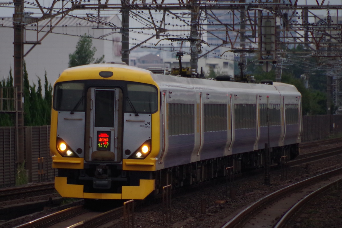 JR東日本 幕張車両センター本区 E257系 マリNB-04編成