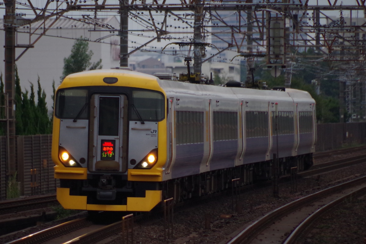 JR東日本 幕張車両センター本区 E257系 マリNB-04編成