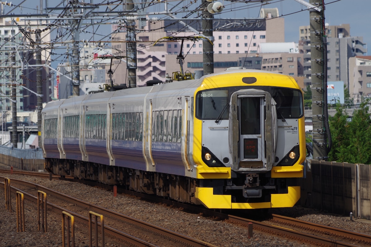 JR東日本 幕張車両センター本区 E257系 マリNB-04編成