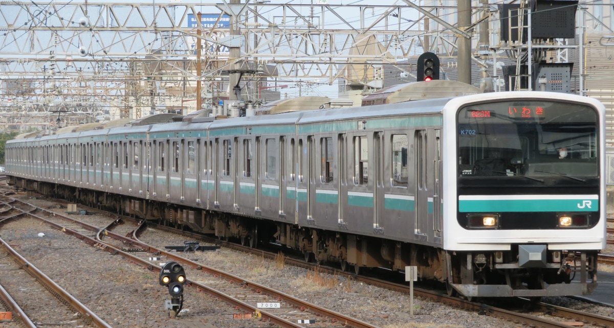 JR東日本 勝田車両センター E501系 カツK702編成