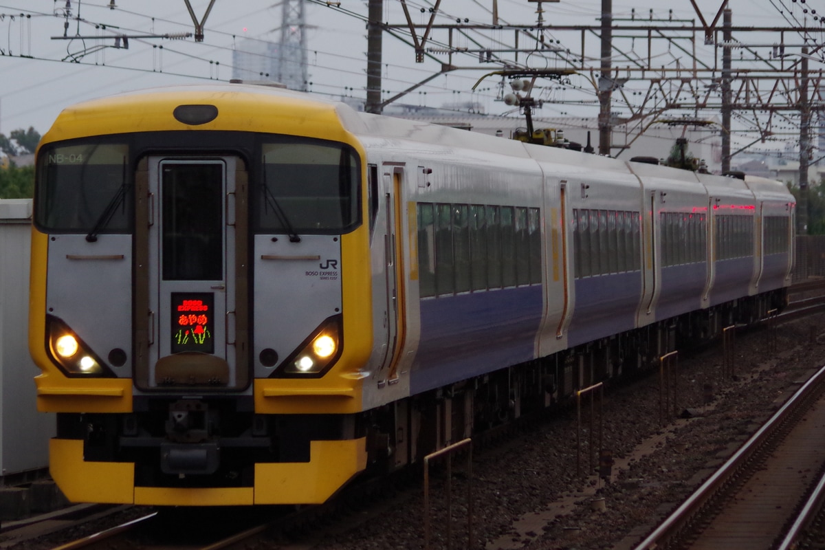 JR東日本 幕張車両センター本区 E257系 マリNB-04編成