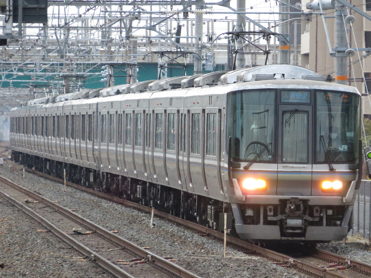 JR西日本 網干総合車両所本所 223系 ホシV34編成