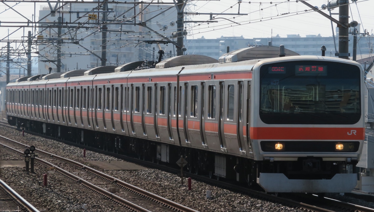 JR東日本 京葉車両センター E231系 ケヨMU37編成