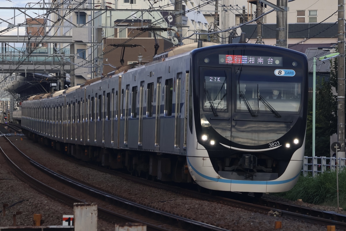 東急電鉄 元住吉検車区 3020系 3123F