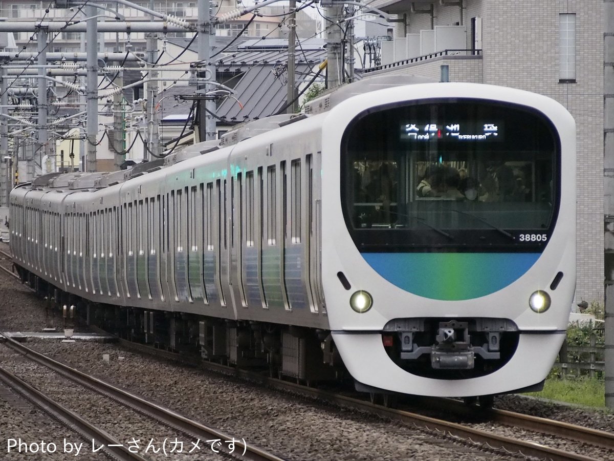 西武鉄道 武蔵丘車両管理所 30000系 38105F