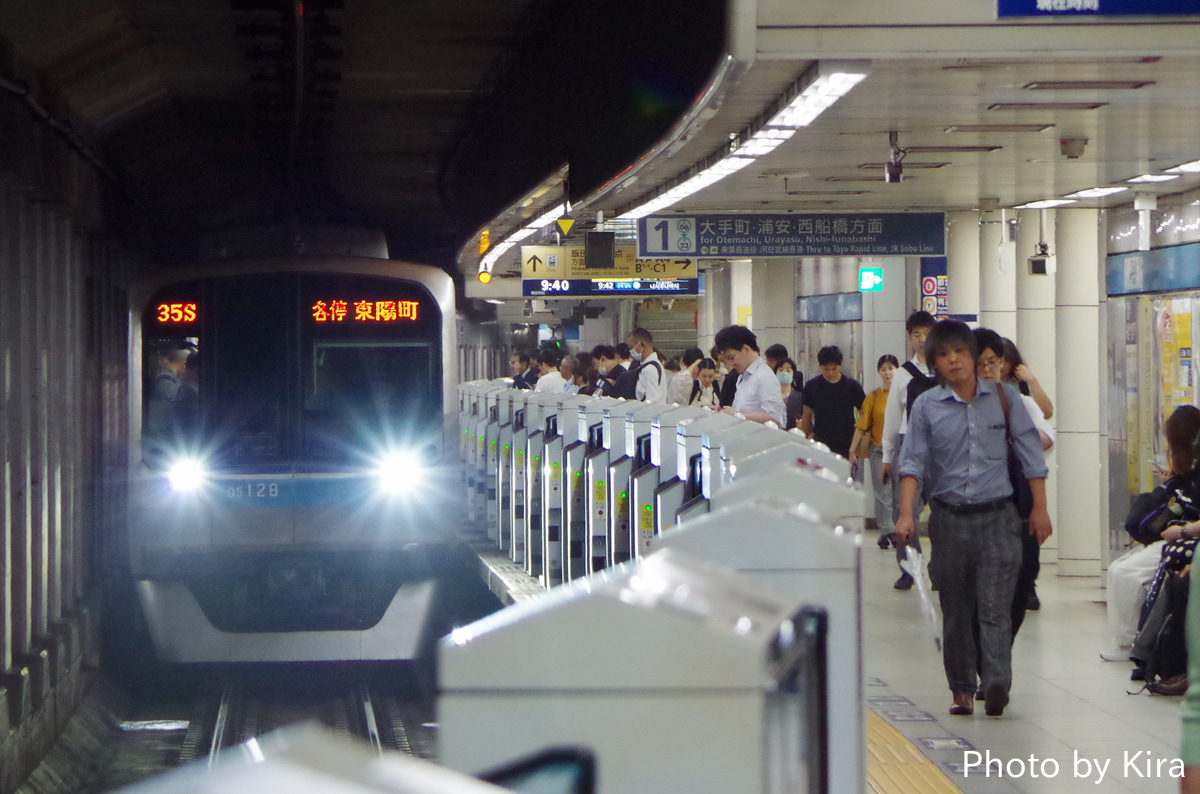 東京メトロ 深川検車区 05系 05-128F