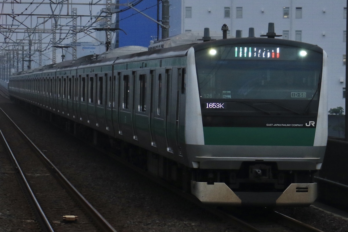 JR東日本 川越車両センター E233系 ハエ128編成
