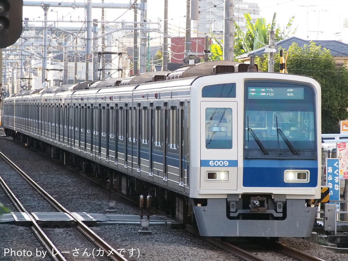 西武鉄道 小手指車両管理所 6000系 6109F