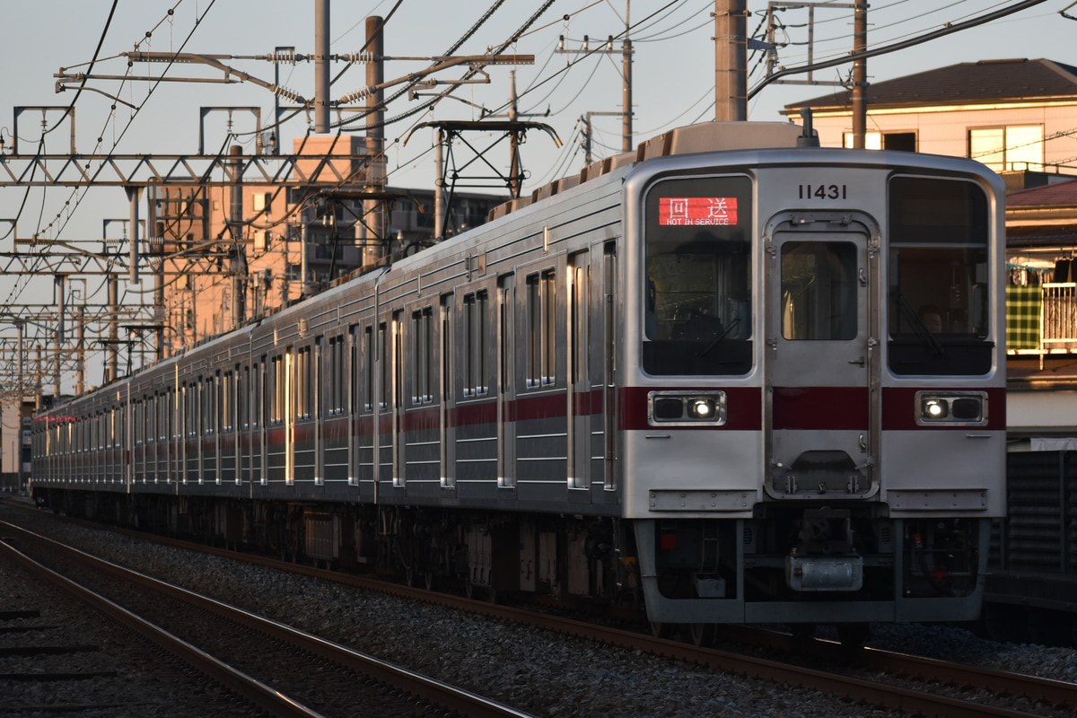 東武鉄道 南栗橋車両管区春日部支所 10030型 11431F
