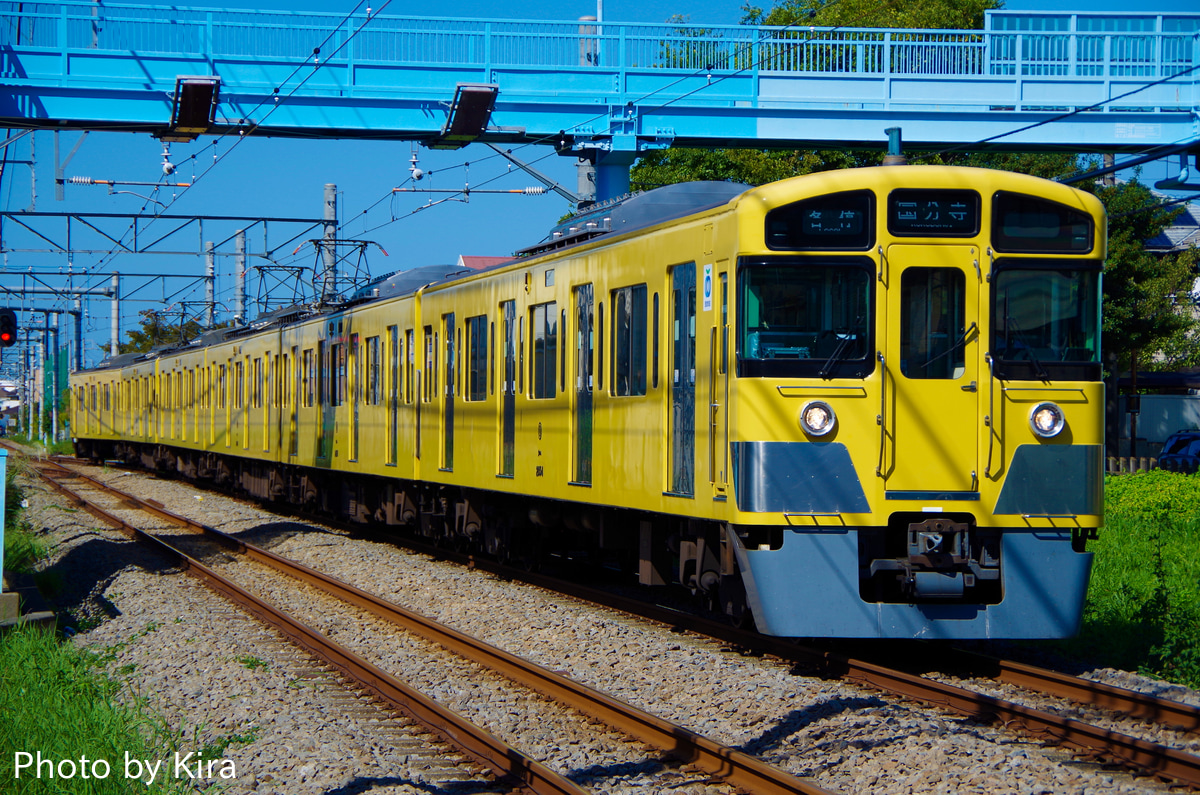 西武鉄道 玉川上水車両管理所 2000系 2053F