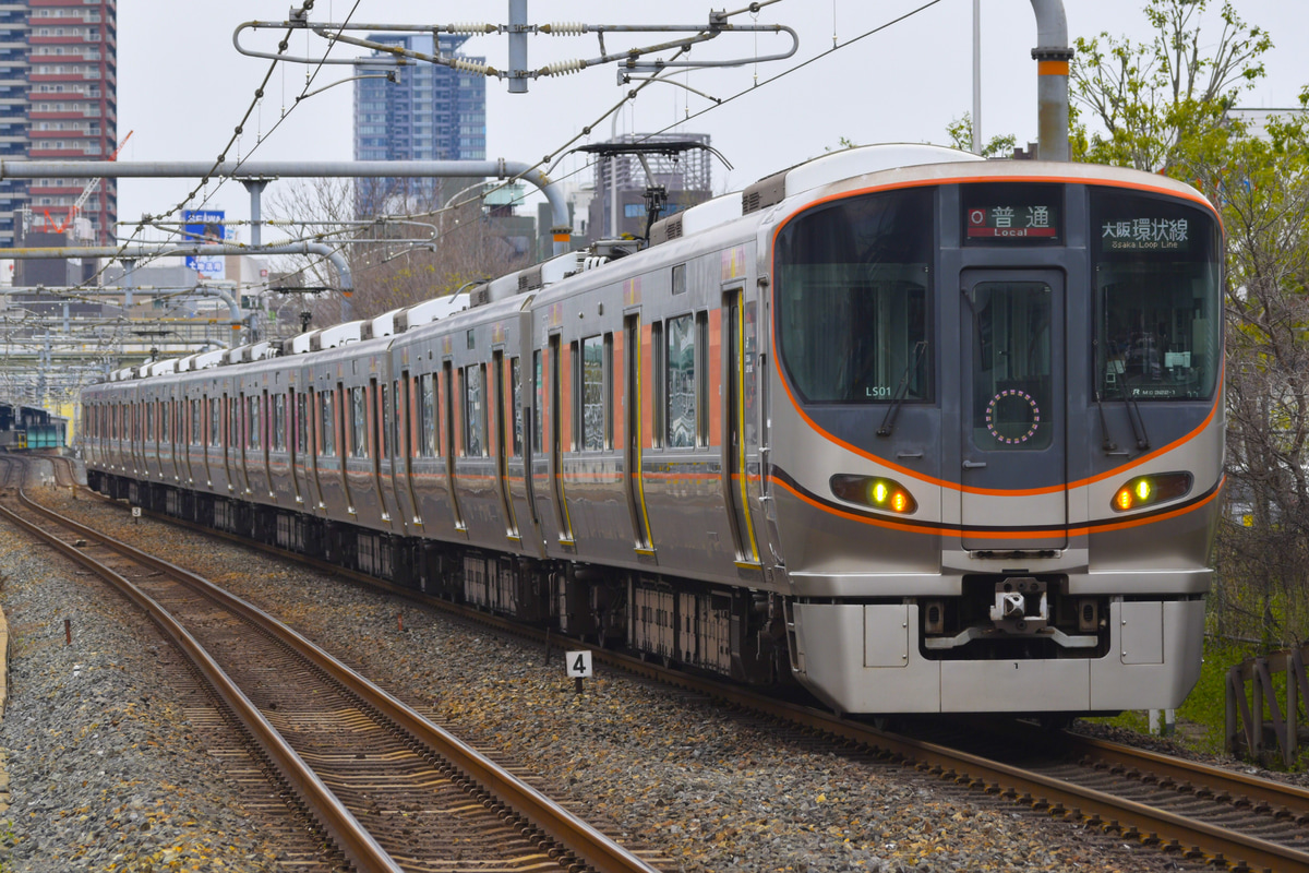 JR西日本 吹田総合車両所森ノ宮支所 323系 LS01編成