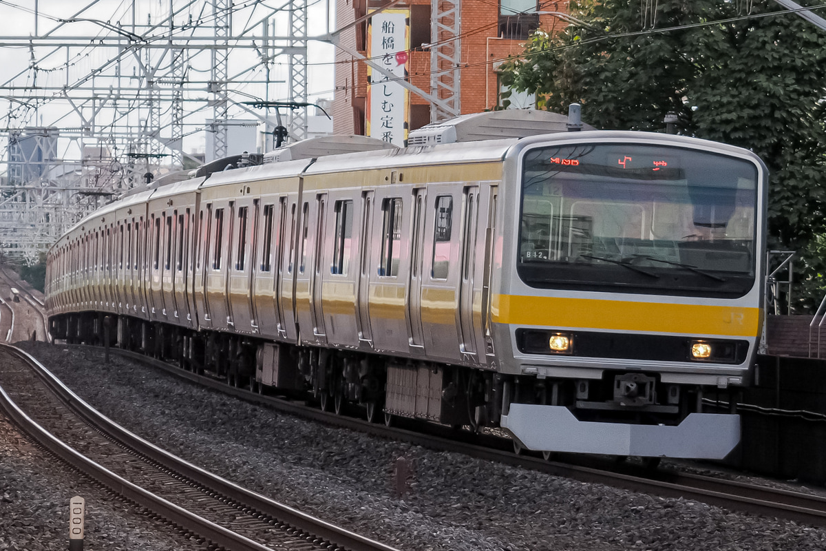JR東日本 三鷹車両センター E231系0番台 B12編成