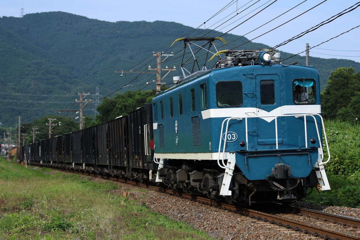 秩父鉄道 広瀬川原車両基地 デキ100形 103