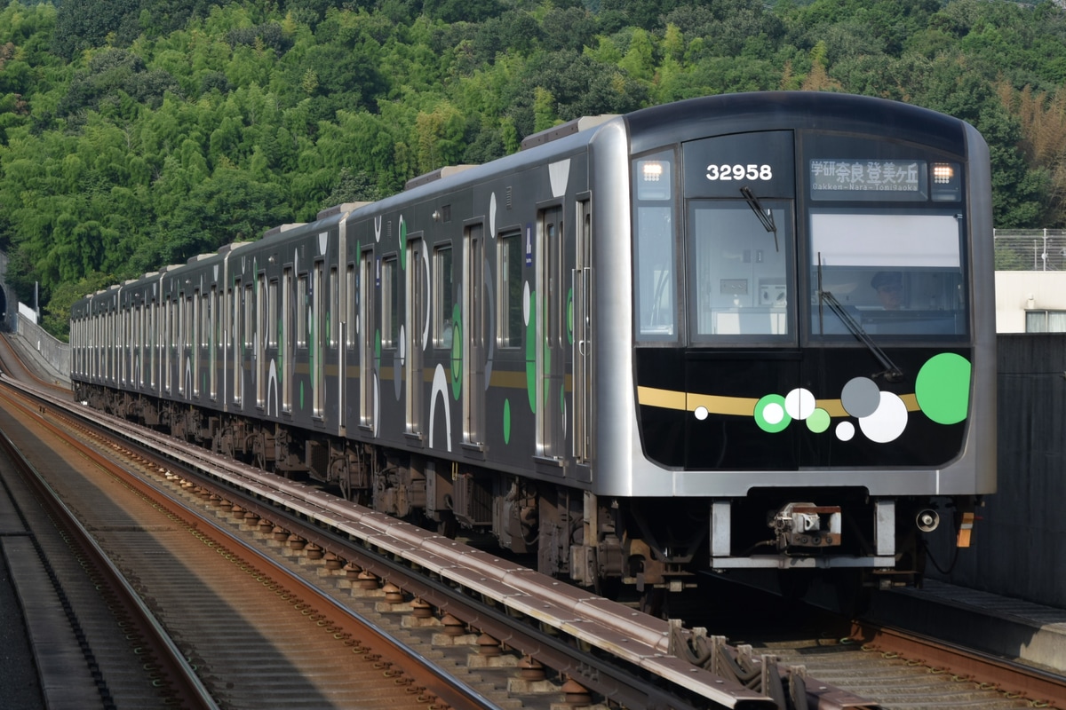 大阪市高速電気軌道 森之宮検車場 30000A系 32658F