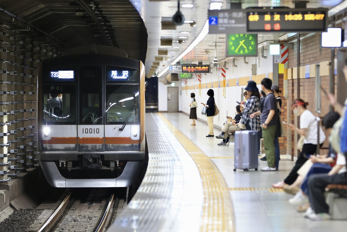 東京メトロ 和光検車区 10000系 10110F