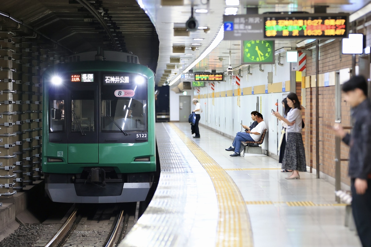 東急電鉄 元住吉検車区 5000系 5122F