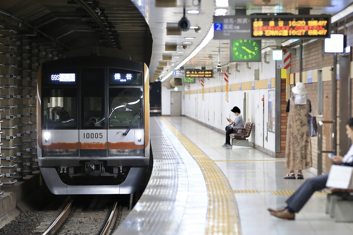 東京メトロ 和光検車区 10000系 10105F