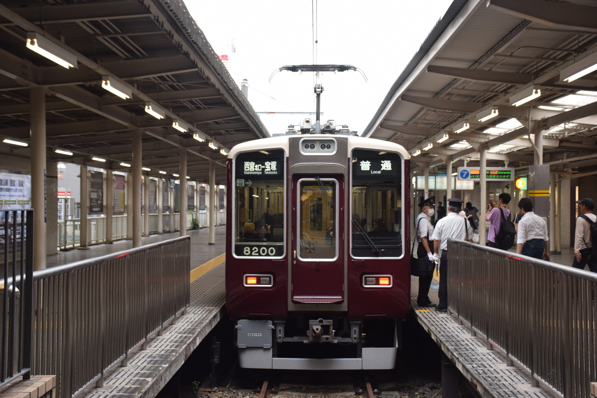 阪急電鉄 西宮車庫 8200系 8200F
