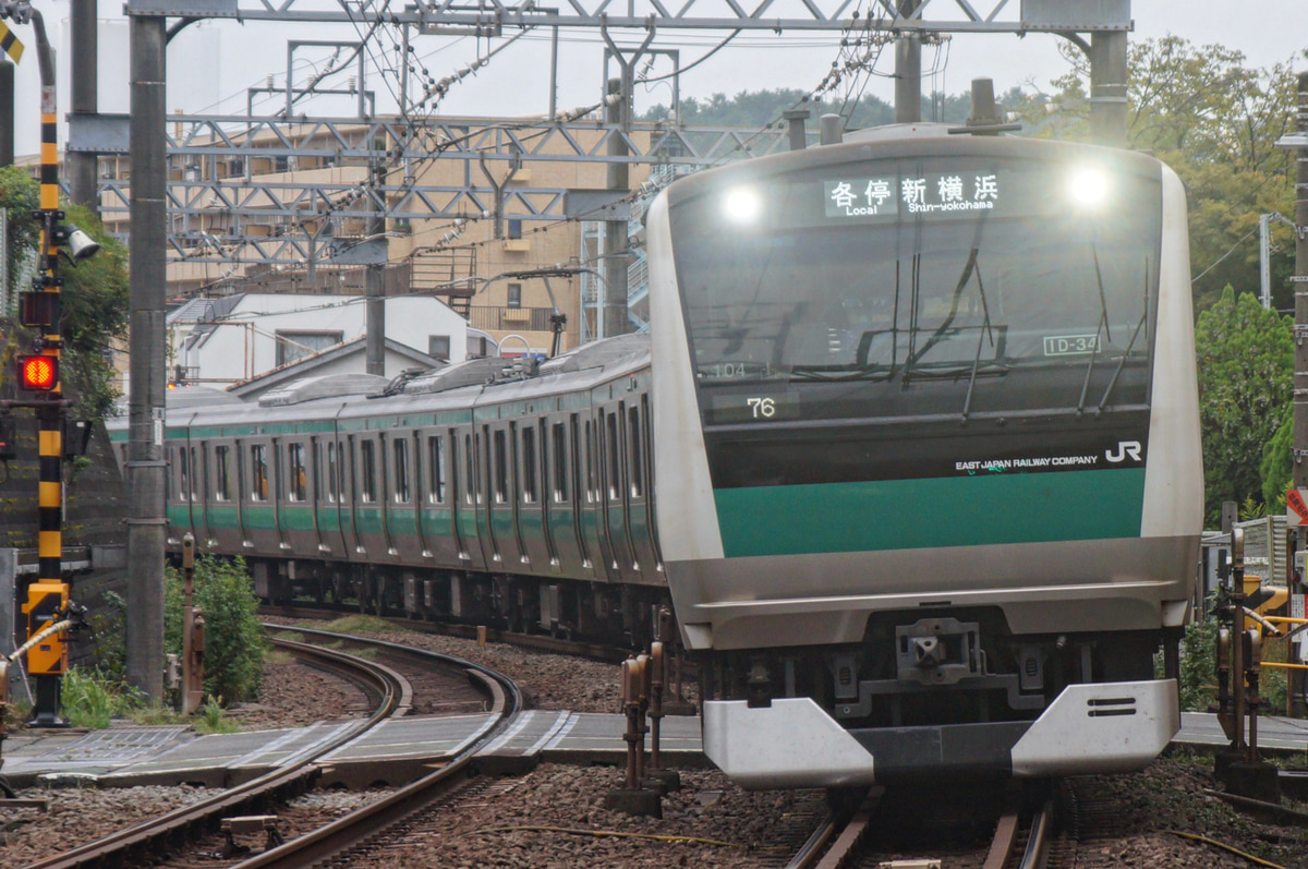 JR東日本 川越車両センター E233系 ハエ104編成