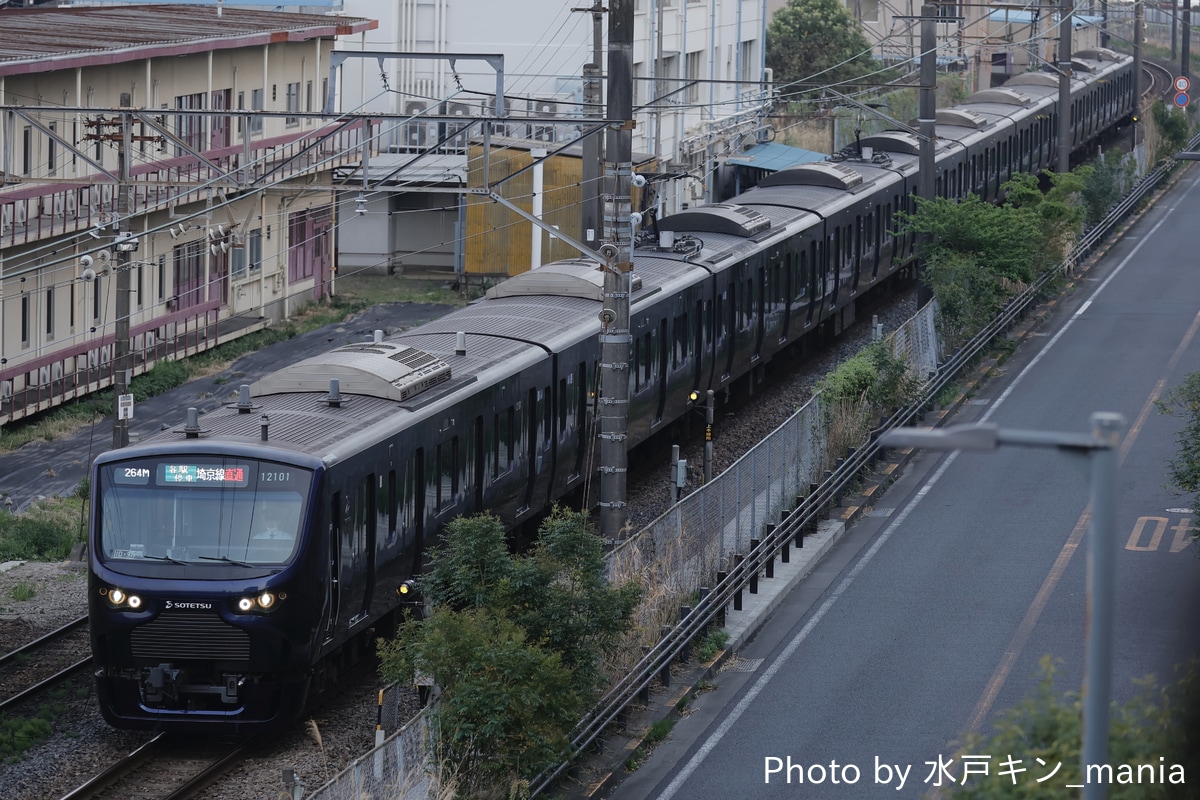 相模鉄道 かしわ台車両センター 12000系 12101F