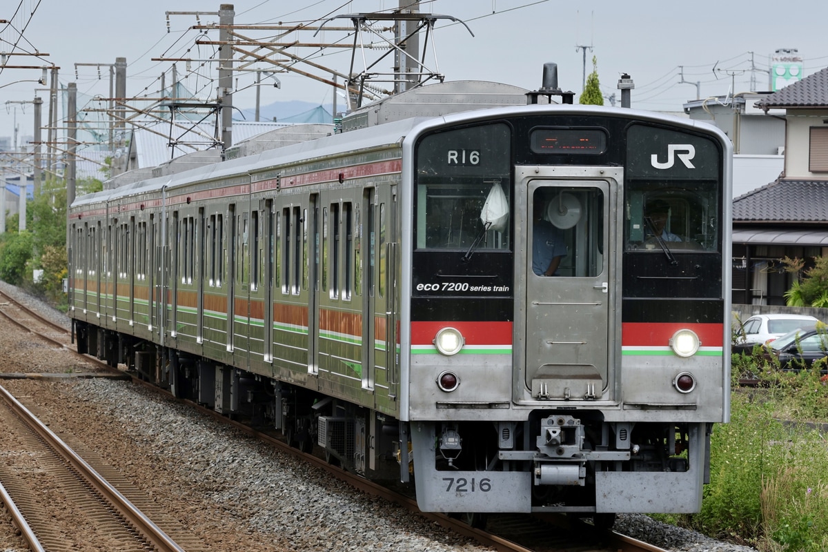 JR四国 高松運転所 7200系 R16編成