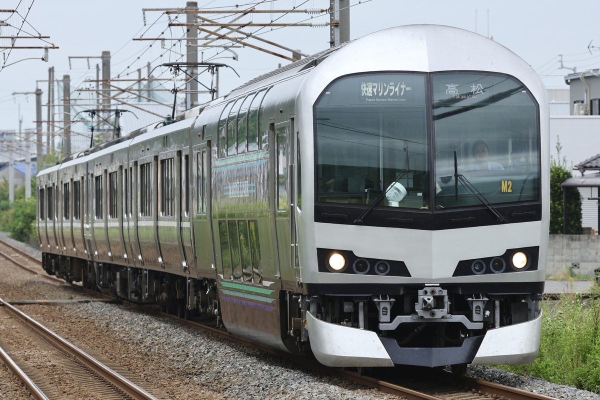 JR四国 高松運転所 5000系 M2編成