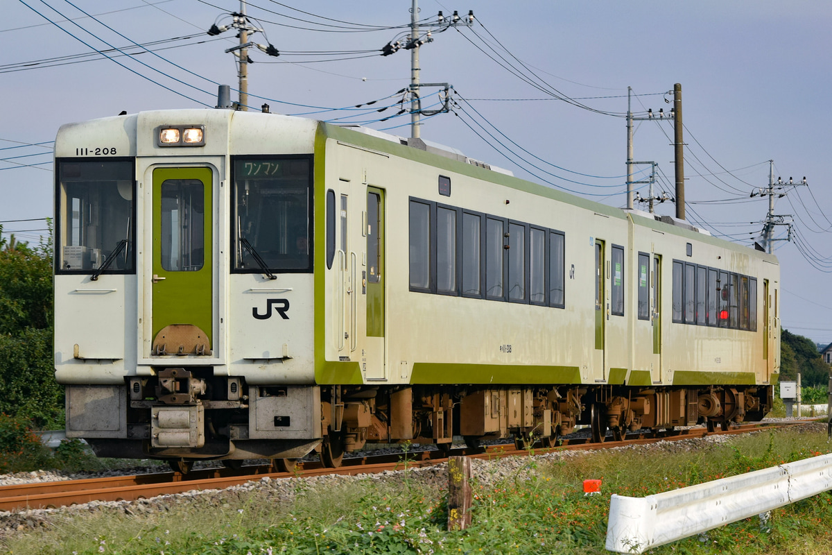 JR東日本 ぐんま車両センター キハ111形・キハ112形 キハ111-208+キハ112-208