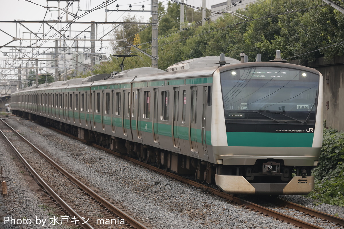 JR東日本 川越車両センター E233系 ハエ111編成