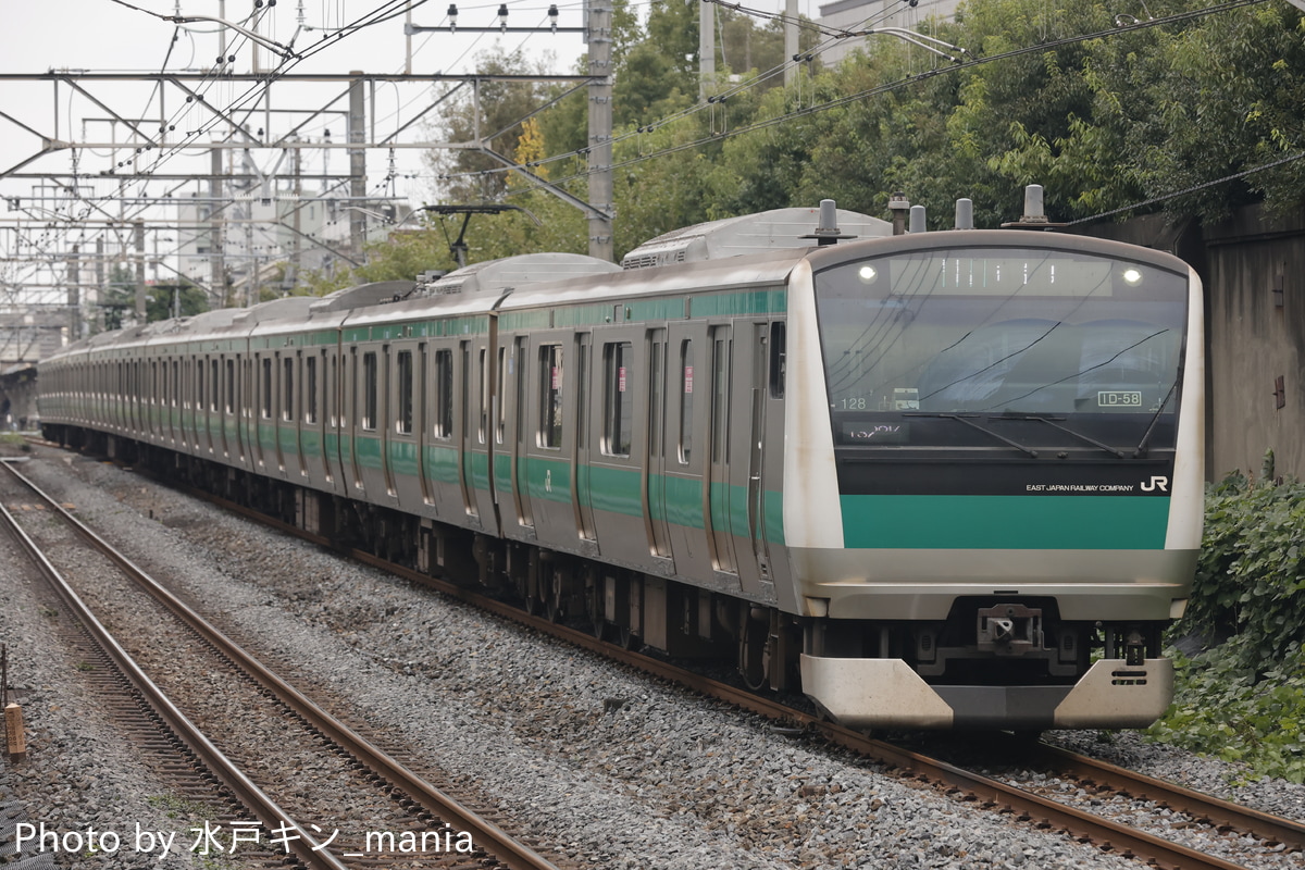 JR東日本 川越車両センター E233系 ハエ128編成